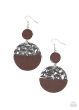 Load image into Gallery viewer, Paparazzi Natural Element - Brown Earrings
