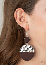 Load image into Gallery viewer, Paparazzi Natural Element - Brown Earrings
