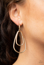 Load image into Gallery viewer, Paparazzi Droppin Drama - Gold Earring
