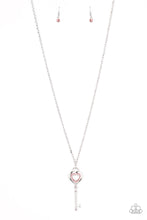 Load image into Gallery viewer, Paparazzi Unlock Your Heart - Pink Necklace
