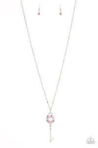 Paparazzi Unlock Your Heart - Pink Necklace