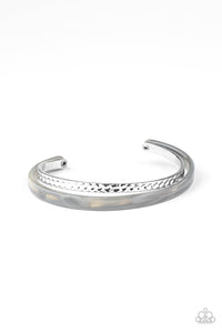 Paparazzi HAUTE On The Trail - Silver Bracelet