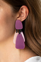 Load image into Gallery viewer, Paparazzi All FAUX One - Purple Earring
