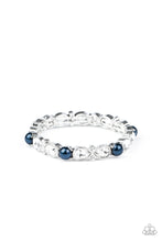 Load image into Gallery viewer, Paparazzi Frosted Finery - Blue Bracelet
