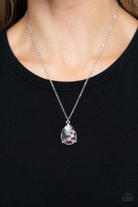 Paparazzi Stormy Shimmer - Pink Necklace