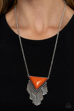 Load image into Gallery viewer, Paparazzi Badlands Bonanza - Orange Necklace
