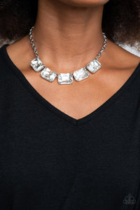 Paparazzi Deep Freeze Diva - White Necklace