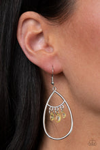 Load image into Gallery viewer, Paparazzi Shimmer Advisory - Yellow Earring
