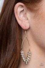 Load image into Gallery viewer, Paparazzi Me, Myself, and ICE - Gold Earring
