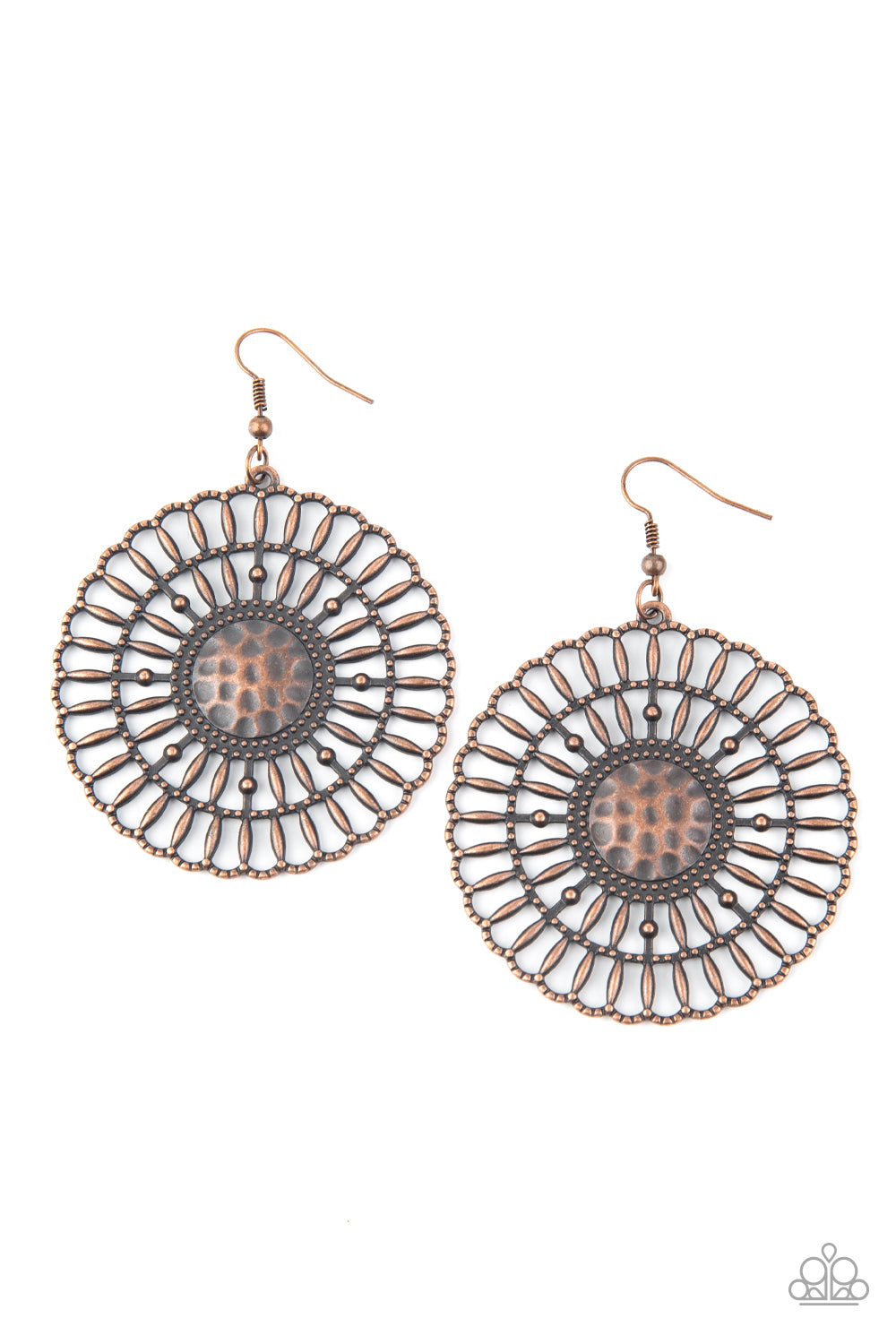 Paparazzi Rustic Groves - Copper Earring