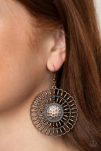 Load image into Gallery viewer, Paparazzi Rustic Groves - Copper Earring
