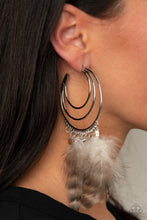 Load image into Gallery viewer, Paparazzi Freely Free Bird - Brown Earring
