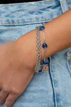 Load image into Gallery viewer, Paparazzi To Love and Adore - Blue Bracelet
