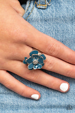 Load image into Gallery viewer, Paparazzi Hibiscus Holiday - Blue Ring

