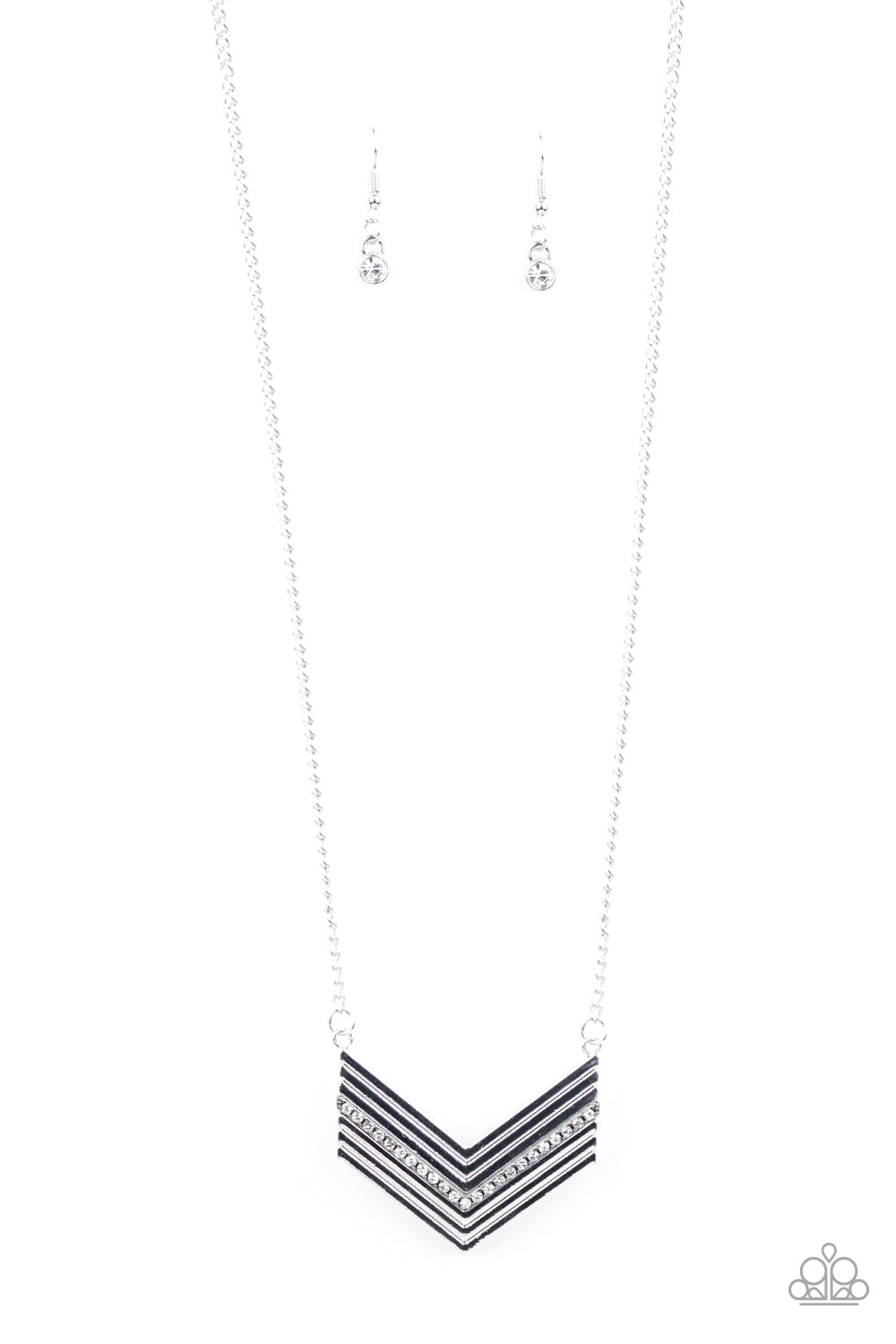 Paparazzi Armed and FABULOUS - White Necklace