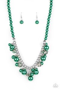 Paparazzi Prim and POLISHED - Green Necklace