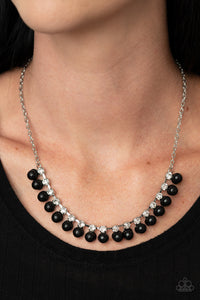 Paparazzi Frozen in TIMELESS - Black Necklace