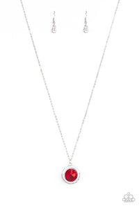 Paparazzi Trademark Twinkle - Red Necklace
