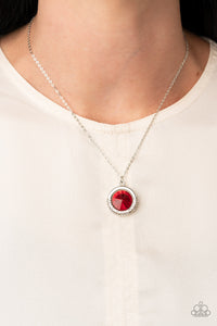 Paparazzi Trademark Twinkle - Red Necklace