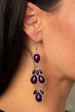 Load image into Gallery viewer, Paparazzi Superstar Social - Purple Earrings
