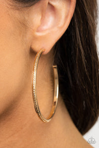 Paparazzi Sultry Shimmer - Gold Earring
