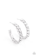 Load image into Gallery viewer, Paparazzi CLASSY is in Session - White Earring
