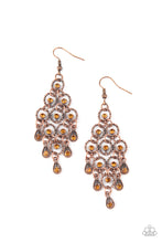 Load image into Gallery viewer, Paparazzi Chandelier Cameo - Copper Earring
