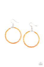 Load image into Gallery viewer, Paparazzi Colorfully Curvy - Orange Earrings
