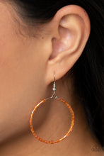 Load image into Gallery viewer, Paparazzi Colorfully Curvy - Orange Earrings
