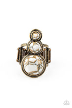 Load image into Gallery viewer, Paparazzi Marbled Magnificence - Brass Ring
