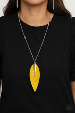 Load image into Gallery viewer, Paparazzi Quill Quest - Yellow Necklace
