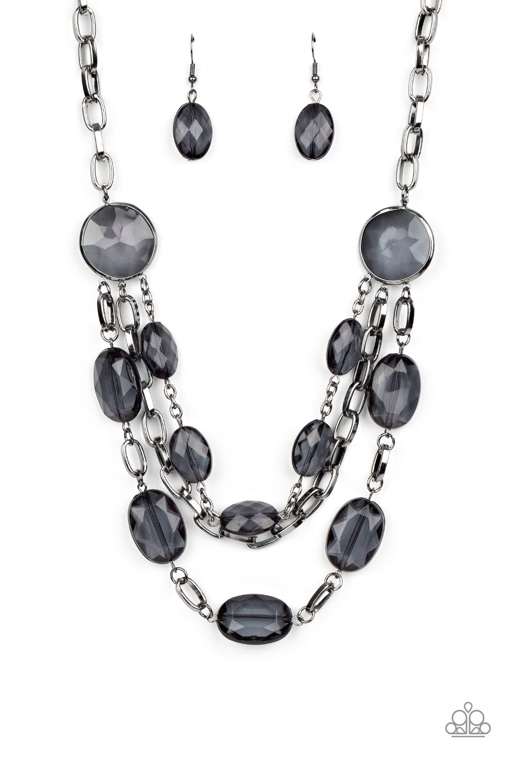 PaparazzI Need a GLOW-cation - Black Necklace