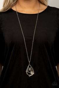 Paparazzi All Systems GLOW - Black Necklace