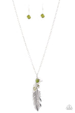 Load image into Gallery viewer, Paparazzi Feather Flair - Green Necklace
