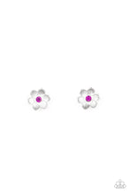 Load image into Gallery viewer, Paparazzi Rhinestone Flower Starlet Shimmer Earrings
