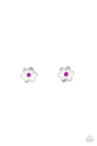 Paparazzi Rhinestone Flower Starlet Shimmer Earrings