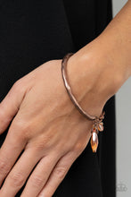 Load image into Gallery viewer, Paparazzi Let Yourself GLOW - Copper Bracelet
