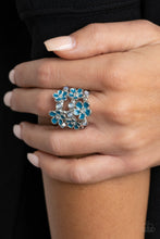 Load image into Gallery viewer, Paparazzi Blooming Banquet - Blue Ring
