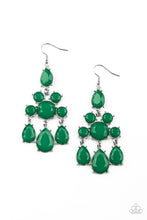 Load image into Gallery viewer, Paparazzi Afterglow Glamour - Green Earring

