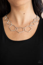Load image into Gallery viewer, Paparazzi Full Frame Fashion - Silver Necklace
