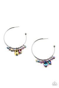 Paparazzi Dazzling Downpour - Multi Earrings