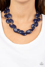 Load image into Gallery viewer, Paparazzi Two-Story Stunner - Blue Necklace
