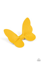 Load image into Gallery viewer, Paparazzi Butterfly Oasis - Yellow Hair Accessory

