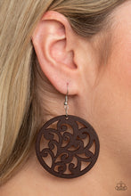 Load image into Gallery viewer, Paparazzi Fresh Off The Vine - Brown Earrings
