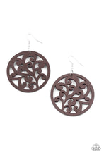 Load image into Gallery viewer, Paparazzi Fresh Off The Vine - Brown Earrings
