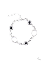Load image into Gallery viewer, Paparazzi Wedding Day Demure - Black Bracelet
