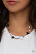 Load image into Gallery viewer, Paparazzi Pushing Your LUXE - Black Necklace
