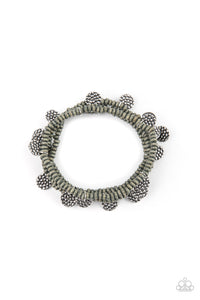 Paparazzi WOODnt Count It - Silver Bracelet