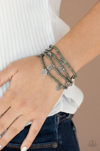 Paparazzi WOODnt Count It - Silver Bracelet