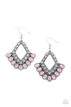 Load image into Gallery viewer, Paparazzi Just BEAM Happy - Pink Earring
